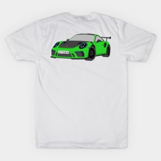 Porsche GT3 RS car Selfmade Green T-Shirt